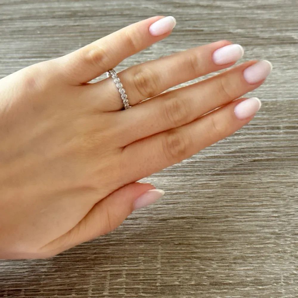 Bezel eternity ring N730 - Picture 8 of 8